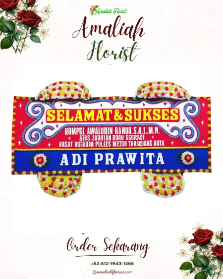 Papan Bunga Ucapan Selamat Cikumbuen